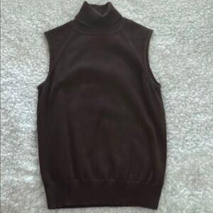 Women stretch gap Black Sleeveless Sweater